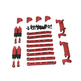 Maxbell 1:12 Scale RC Car Metal Upgrade Kits Suit Shock Mount for MN78 Buggies Truck Red