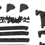Maxbell 1:12 Scale RC Car Metal Upgrade Kits Suit Shock Mount for MN78 Buggies Truck Black