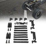 Maxbell 1:12 Scale RC Car Metal Upgrade Kits Suit Shock Mount for MN78 Buggies Truck Black