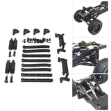 Maxbell 1:12 Scale RC Car Metal Upgrade Kits Suit Shock Mount for MN78 Buggies Truck Black