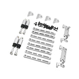 Maxbell 1:12 Scale RC Car Metal Upgrade Kits Suit Shock Mount for MN78 Buggies Truck Silver