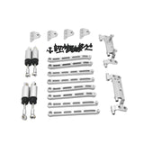 Maxbell 1:12 Scale RC Car Metal Upgrade Kits Suit Shock Mount for MN78 Buggies Truck Silver