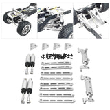 Maxbell 1:12 Scale RC Car Metal Upgrade Kits Suit Shock Mount for MN78 Buggies Truck Silver