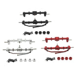 Maxbell 1/12 Front and Rear Axle Set Metal Hobby Axles Housing for MN168 RC Car DIY black