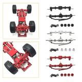 Maxbell 1/12 Front and Rear Axle Set Metal Hobby Axles Housing for MN168 RC Car DIY black