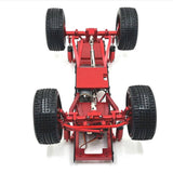 Maxbell 1/12 Front and Rear Axle Set Metal Hobby Axles Housing for MN168 RC Car DIY red