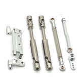 Maxbell RC Car Spare Parts Kits RC Car Pull Rod Tie Rod Aluminum for MN168 MN78 1:12 Argent