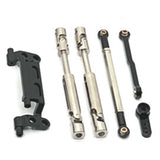 Maxbell RC Car Spare Parts Kits RC Car Pull Rod Tie Rod Aluminum for MN168 MN78 1:12 Black