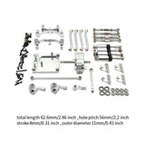 Maxbell 1:12 Scale Shock Absorber Gearbox Set Upgrades Kit for MN99S DIY Accessories argent