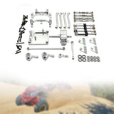 Maxbell 1:12 Scale Shock Absorber Gearbox Set Upgrades Kit for MN99S DIY Accessories argent