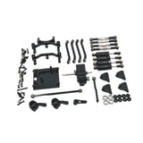 Maxbell 1:12 Scale Shock Absorber Gearbox Set Upgrades Kit for MN99S DIY Accessories black