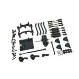 Maxbell 1:12 Scale Shock Absorber Gearbox Set Upgrades Kit for MN99S DIY Accessories black