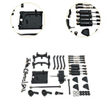 Maxbell 1:12 Scale Shock Absorber Gearbox Set Upgrades Kit for MN99S DIY Accessories black