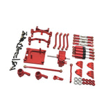 Maxbell 1:12 Scale Shock Absorber Gearbox Set Upgrades Kit for MN99S DIY Accessories red
