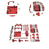 Maxbell 1:12 Scale Shock Absorber Gearbox Set Upgrades Kit for MN99S DIY Accessories red