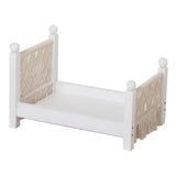 Maxbell Bed for Photography Sturdy Doll Bed for 0-6 Months Baby Birthday Gifts Party