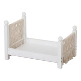 Maxbell Bed for Photography Sturdy Doll Bed for 0-6 Months Baby Birthday Gifts Party