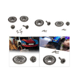 Maxbell RC Metal Gears Set RC Vehicle Scale Replacement for Accessory Vehicle Crawler Front Rear Gear Set