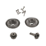 Maxbell RC Metal Gears Set RC Vehicle Scale Replacement for Accessory Vehicle Crawler Front Rear Gear Set