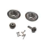 Maxbell RC Metal Gears Set RC Vehicle Scale Replacement for Accessory Vehicle Crawler Front Rear Gear Set