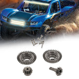 Maxbell RC Metal Gears Set RC Vehicle Scale Replacement for Accessory Vehicle Crawler Front Rear Gear Set