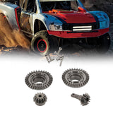 Maxbell RC Metal Gears Set RC Vehicle Scale Replacement for Accessory Vehicle Crawler Front Rear Gear Set