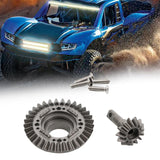 Maxbell RC Metal Gears Set RC Vehicle Scale Replacement for Accessory Vehicle Crawler Front Gear Set