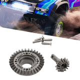 Maxbell RC Metal Gears Set RC Vehicle Scale Replacement for Accessory Vehicle Crawler Front Gear Set