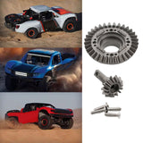 Maxbell RC Metal Gears Set RC Vehicle Scale Replacement for Accessory Vehicle Crawler Front Gear Set