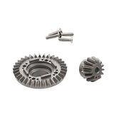 Maxbell RC Metal Gears Set RC Vehicle Scale Replacement for Accessory Vehicle Crawler Rear Gear Set