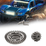 Maxbell RC Metal Gears Set RC Vehicle Scale Replacement for Accessory Vehicle Crawler Rear Gear Set