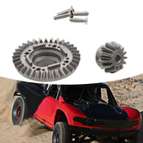 Maxbell RC Metal Gears Set RC Vehicle Scale Replacement for Accessory Vehicle Crawler Rear Gear Set