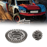 Maxbell RC Metal Gears Set RC Vehicle Scale Replacement for Accessory Vehicle Crawler Rear Gear Set