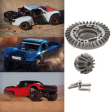 Maxbell RC Metal Gears Set RC Vehicle Scale Replacement for Accessory Vehicle Crawler Rear Gear Set