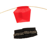 Maxbell 1/12 Female Doll Clothes Tank Top and Short Skirt Clothing for 6 inch Figure Red and Black