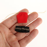 Maxbell 1/12 Female Doll Clothes Tank Top and Short Skirt Clothing for 6 inch Figure Red and Black