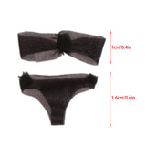 Maxbell 1/12 Female Doll Clothes Bra and Underwear Sturdy Clothing for 6 inch Figure Black