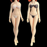 Maxbell 1/12 Female Doll Clothes Bra and Underwear Clothing for 6inch Female Figures White