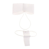 Maxbell 1/12 Female Doll Clothes Bra and Underwear Clothing for 6inch Female Figures White