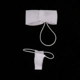 Maxbell 1/12 Female Doll Clothes Bra and Underwear Clothing for 6inch Female Figures White