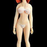 Maxbell 1/12 Female Doll Clothes Bra and Underwear Clothing for 6inch Female Figures White