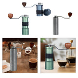 Maxbell Coffee Grinders Portable Hand Crank Espresso Grinder for Travel Camping Home Blue
