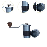 Maxbell Coffee Grinders Portable Hand Crank Espresso Grinder for Travel Camping Home Blue