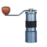 Maxbell Coffee Grinders Portable Hand Crank Espresso Grinder for Travel Camping Home Blue