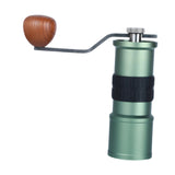 Maxbell Coffee Grinders Portable Hand Crank Espresso Grinder for Travel Camping Home Green