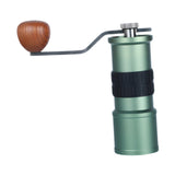 Maxbell Coffee Grinders Portable Hand Crank Espresso Grinder for Travel Camping Home Green