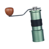 Maxbell Coffee Grinders Portable Hand Crank Espresso Grinder for Travel Camping Home Green
