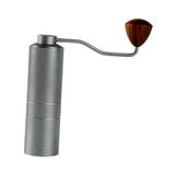 Maxbell Coffee Grinders Portable Hand Crank Espresso Grinder for Travel Camping Home Argent