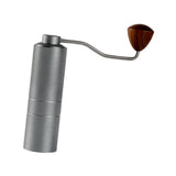Maxbell Coffee Grinders Portable Hand Crank Espresso Grinder for Travel Camping Home Argent