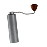 Maxbell Coffee Grinders Portable Hand Crank Espresso Grinder for Travel Camping Home Argent